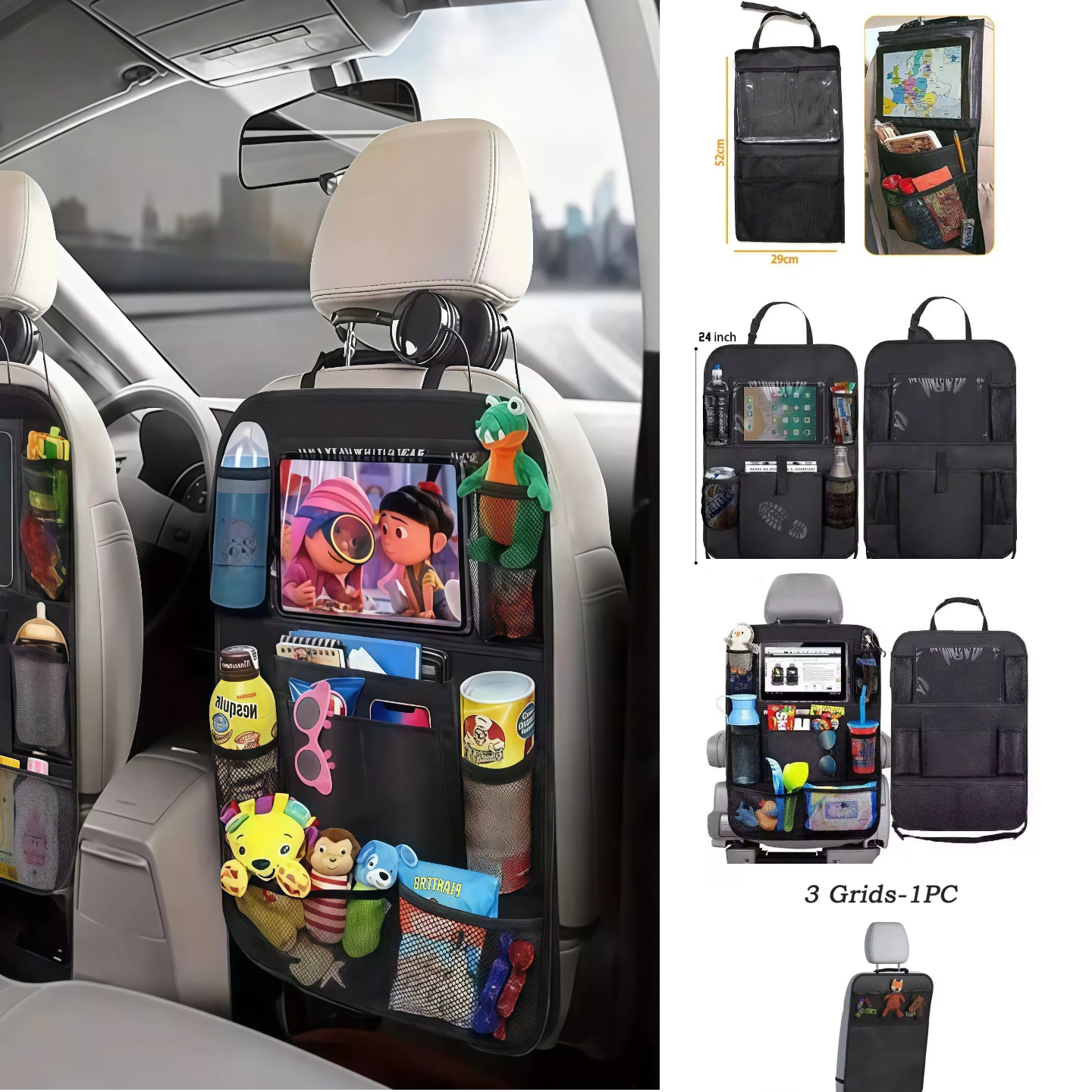 Car Seat Organizer Multifuncti - Essential Tablet Accessories incelemesi ve fiyatı