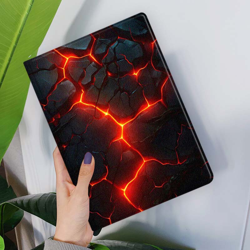 Art Lava Cracked Fire Glow For - Samsung Tablet S11 Accessories incelemesi ve fiyatı