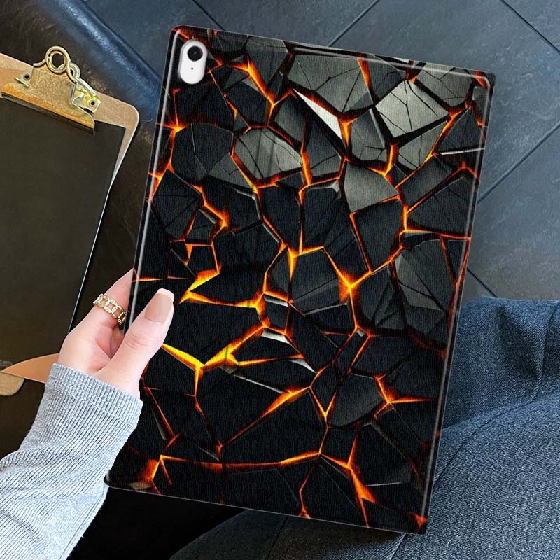 Art Lava Cracked Fire Glow For - Samsung Tablet S11 Accessories incelemesi ve fiyatı