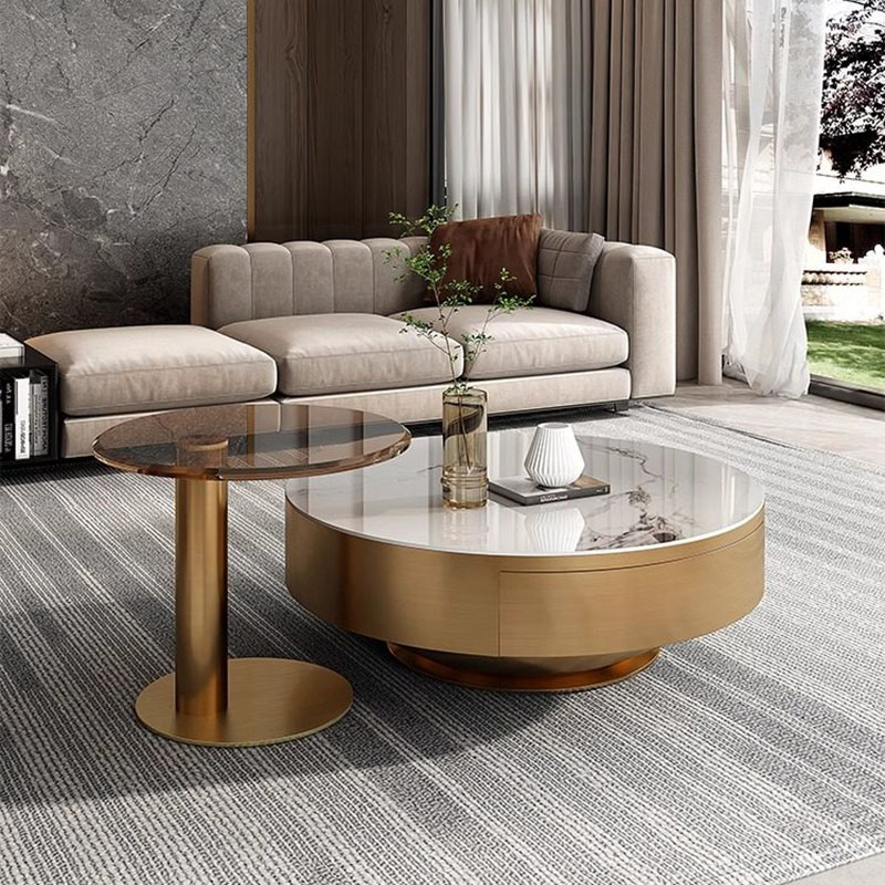 Round Clear Coffee Table Simpl - Unique Table Accessories incelemesi ve fiyatı