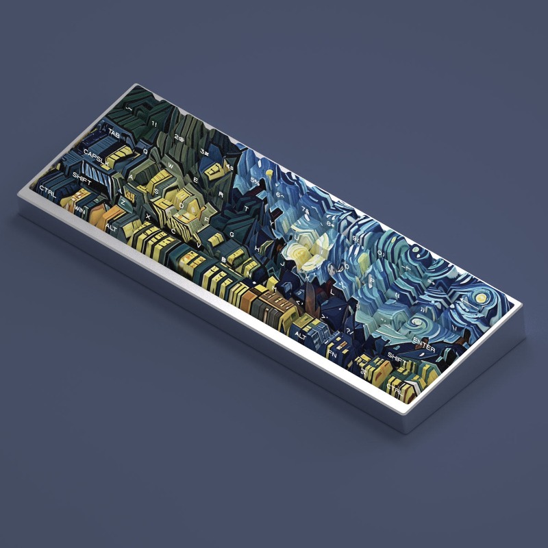 Van Gogh Starry Sky Theme Keyc - Tablet Accessories Gifts incelemesi ve fiyatı