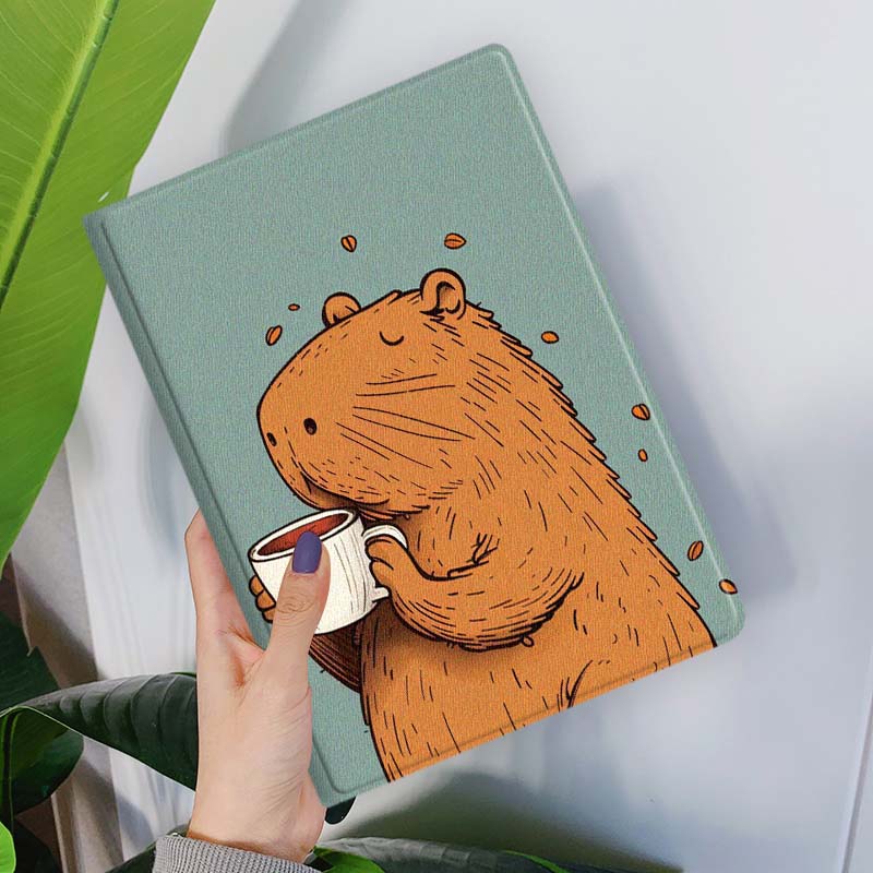 Cartoon Capybara Bubble Tea Fo - Samsung Tablet S11 Accessories incelemesi ve fiyatı