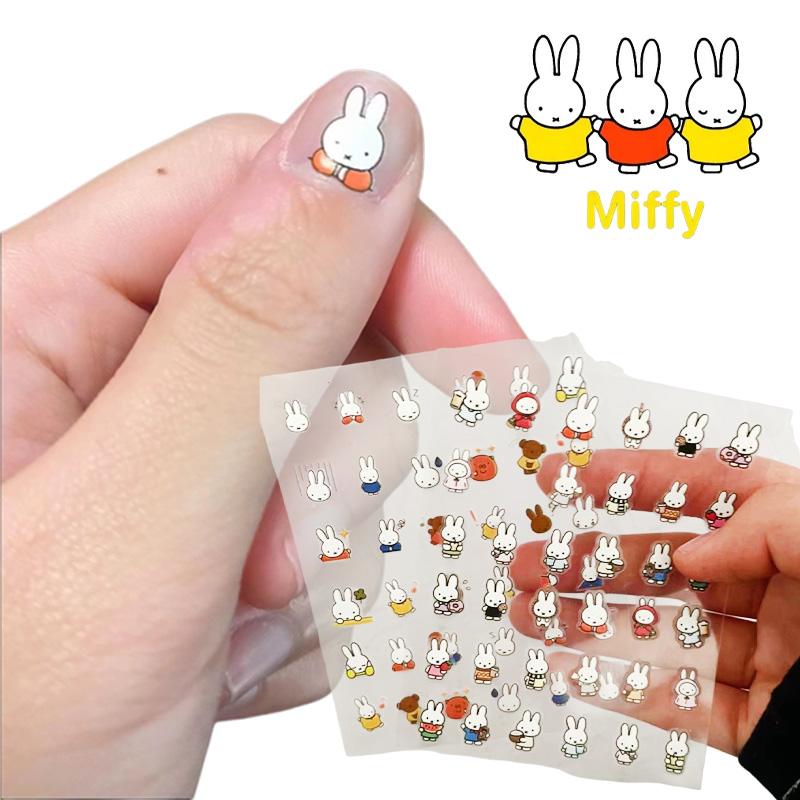 Miffy Nail Stickers Embossed 3 - Tablet Accessories Gifts incelemesi ve fiyatı