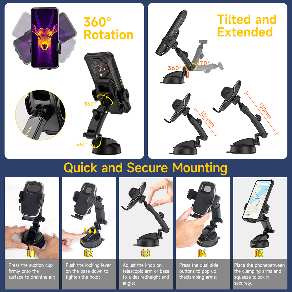 Ulefone Armor Mount Next-Gen V - Ulefone Tablet Accessories incelemesi ve fiyatı