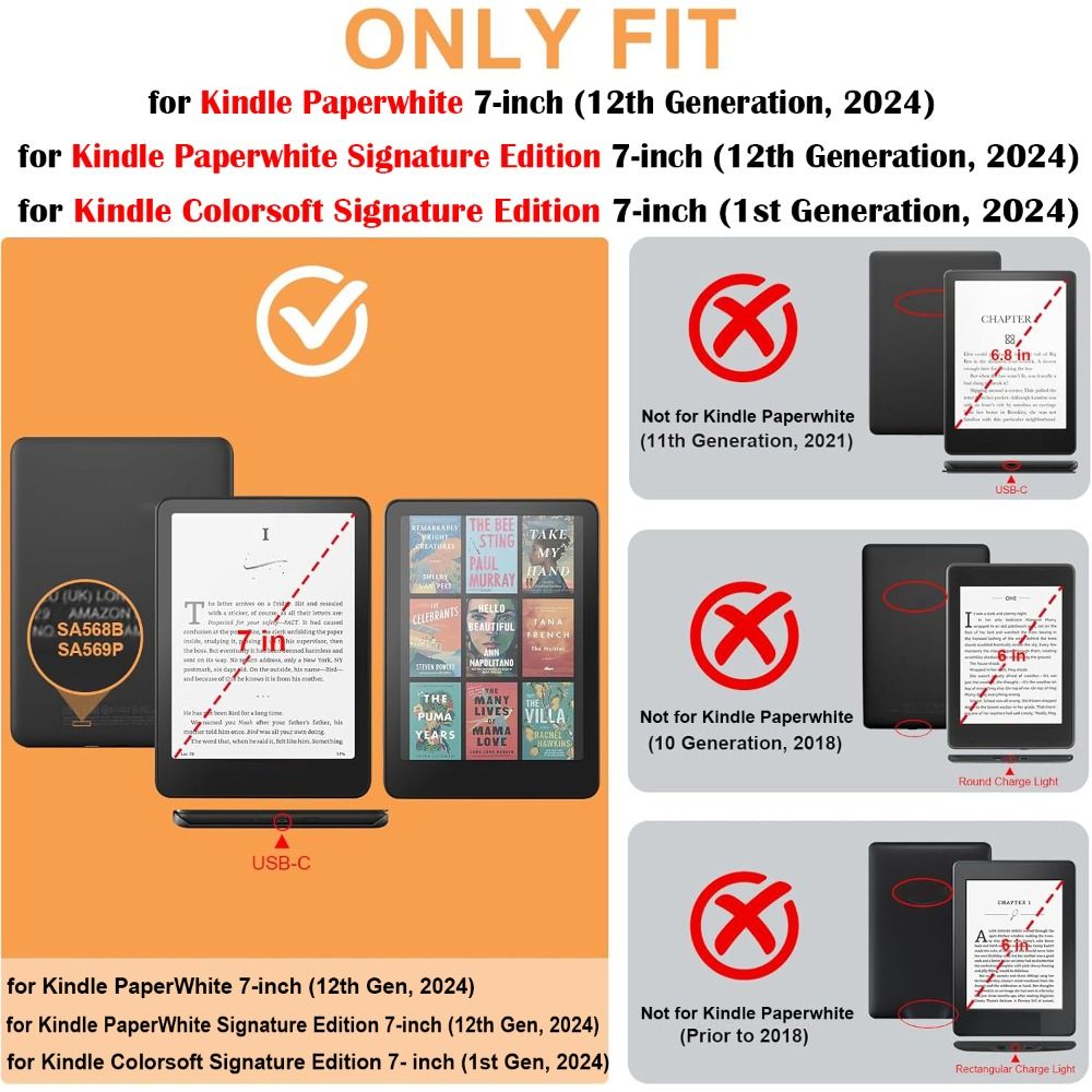For Kindle Paperwhite 12th Gen - Kindle Tablet Accessories incelemesi ve fiyatı