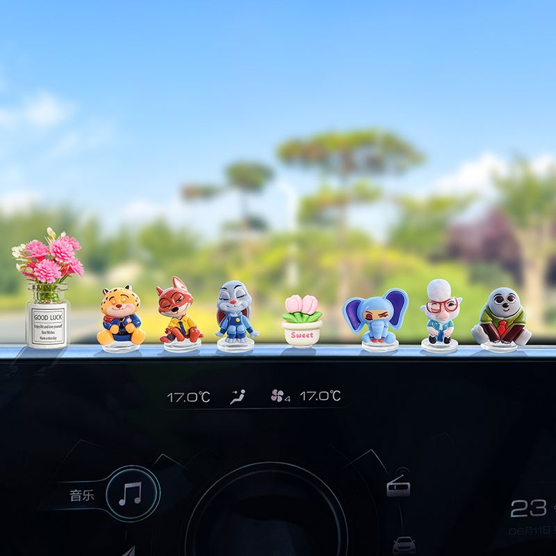 Zootopia cartoon car ornament  - Tablet Computer Accessories incelemesi ve fiyatı