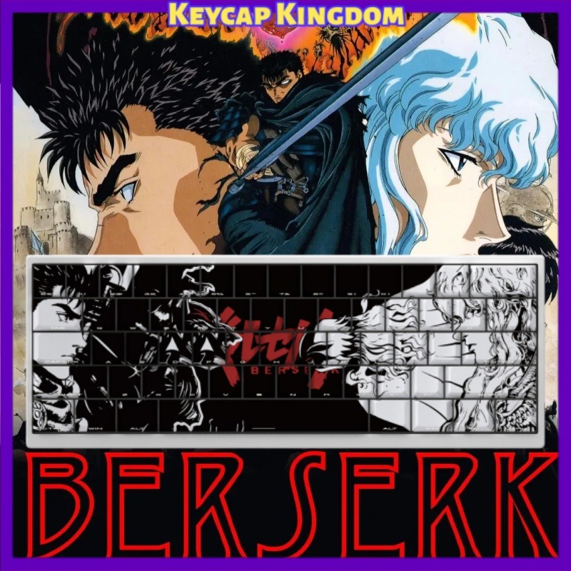 BERSERK Theme Anime Keycap 98  - Tablet Accessories Gifts incelemesi ve fiyatı