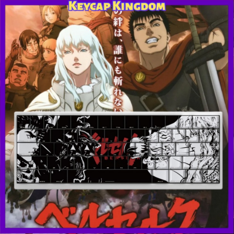 BERSERK Theme Anime Keycap 98  - Tablet Accessories Gifts incelemesi ve fiyatı