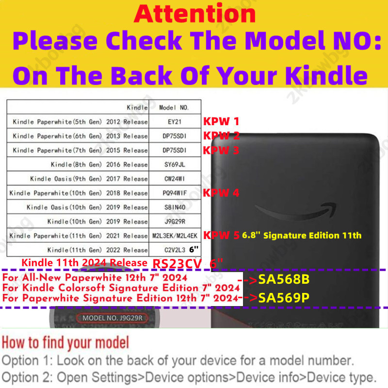 Funda for 2024 RS23CV Kindle C - Kindle Tablet Accessories incelemesi ve fiyatı
