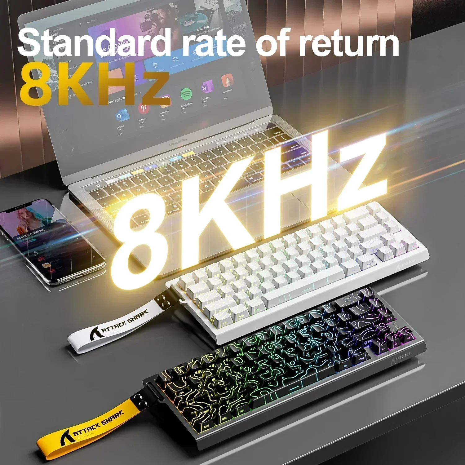 ATTACK SHARK X68HE Magnetic Me - Tablet Accessories Gifts incelemesi ve fiyatı