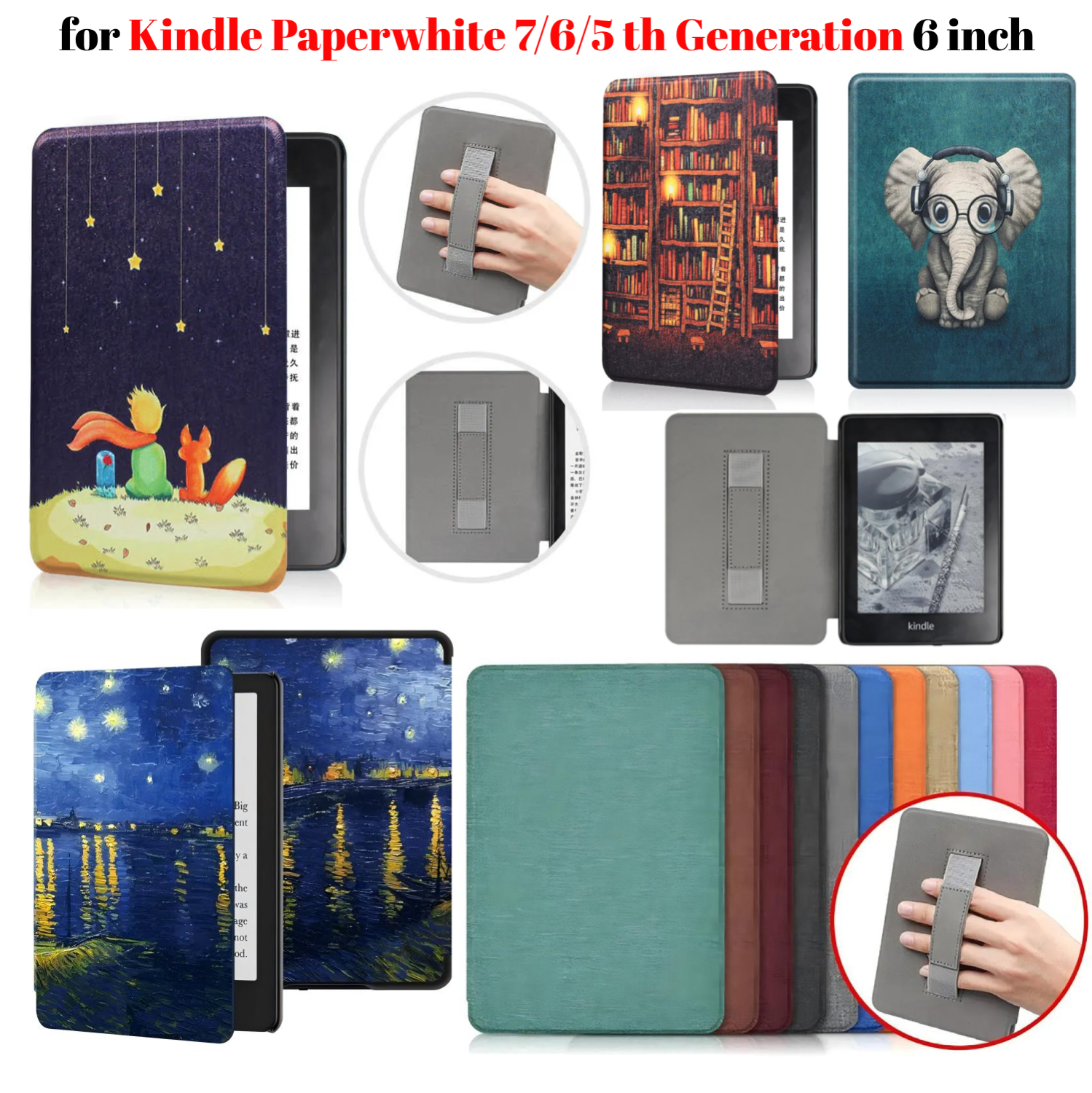 For Kindle Paperwhite 7th 6th  - Kindle Tablet Accessories incelemesi ve fiyatı